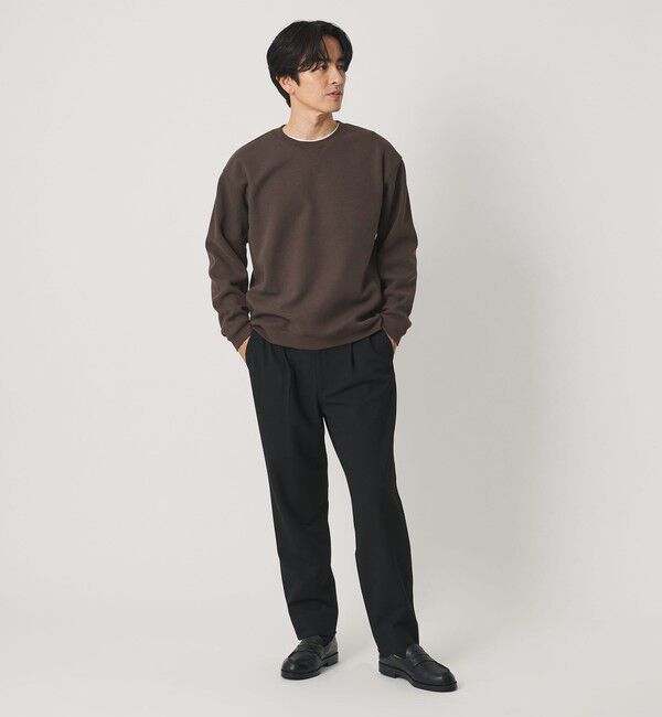 BEAUTY&YOUTH UNITED ARROWS「ウェーブ アゼ ボンディング クルーネック スウェット」|Tシャツ・カットソー|