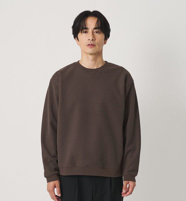 BEAUTY&YOUTH UNITED ARROWS「ウェーブ アゼ ボンディング クルーネック スウェット」|Tシャツ・カットソー|