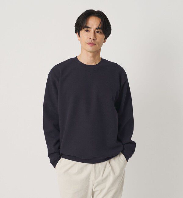 BEAUTY&YOUTH UNITED ARROWS「ウェーブ アゼ ボンディング クルーネック スウェット」|Tシャツ・カットソー|