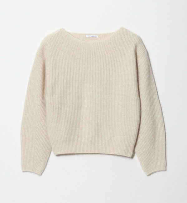BEAUTY&YOUTH UNITED ARROWS「フォックスブレンド ボリュームスリーブ ボートネックニットプルオーバー」|ニット・セーター|