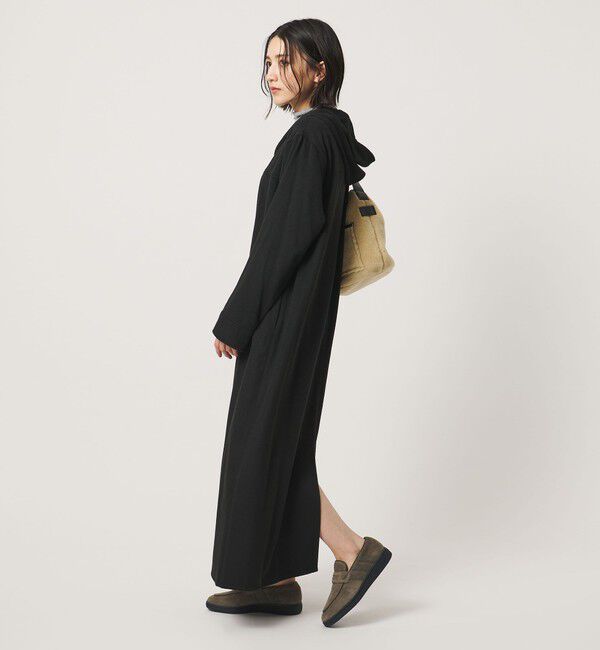 BEAUTY&YOUTH UNITED ARROWS「スキッパー フード ワンピース ウォッシャブル」|ワンピース|