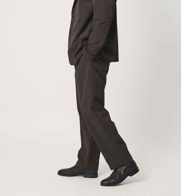 BEAUTY&YOUTH UNITED ARROWS「KOMATSU PACK URK 1プリーツ テーパード パンツ NO.9 ストレッチ セットアップ対応 裏起毛」|チノ|
