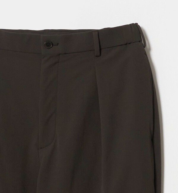BEAUTY&YOUTH UNITED ARROWS「KOMATSU PACK URK 1プリーツ テーパード パンツ NO.9 ストレッチ セットアップ対応 裏起毛」|チノ|