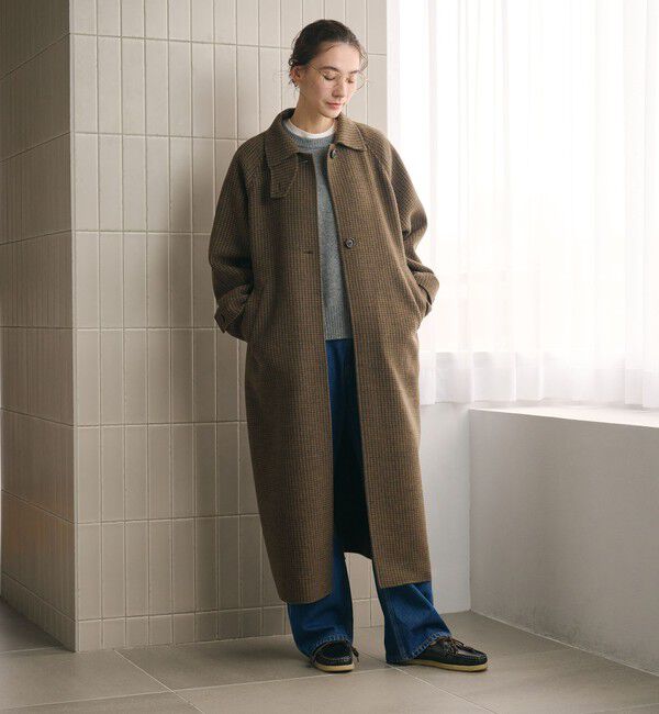 BEAUTY&YOUTH UNITED ARROWS「リバー ステンカラー ロングコート」|ステンカラーコート|