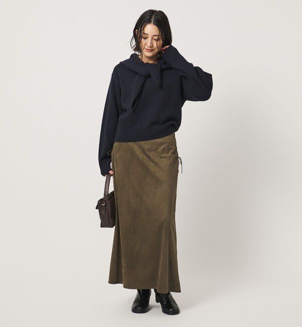BEAUTY&YOUTH UNITED ARROWS「スエードライク サイドレースアップ マーメイドスカート」|スカート|MOCA