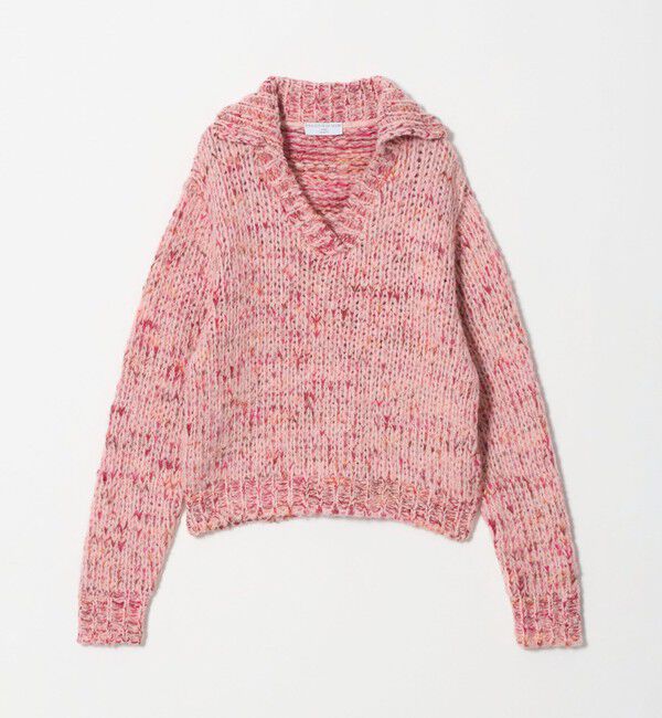 BEAUTY&YOUTH UNITED ARROWS「【別注】＜TRICOTS JEAN MARC＞ポロニット」|ニット・セーター|LT.PINK