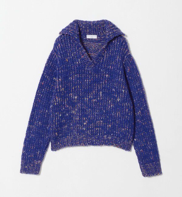 BEAUTY&YOUTH UNITED ARROWS「【別注】＜TRICOTS JEAN MARC＞ポロニット」|ニット・セーター|COBALT