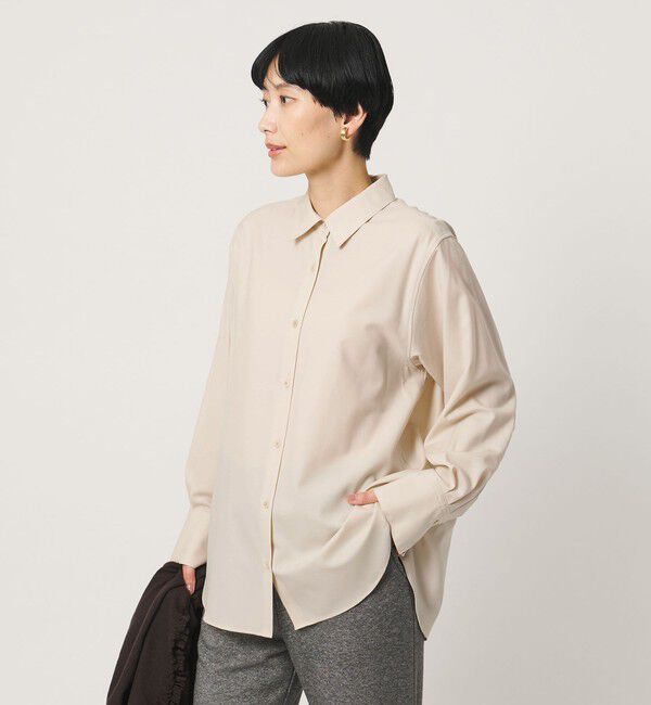 UNITED ARROWS「レギュラーカラー ロング シャツ」|シャツ・ブラウス|