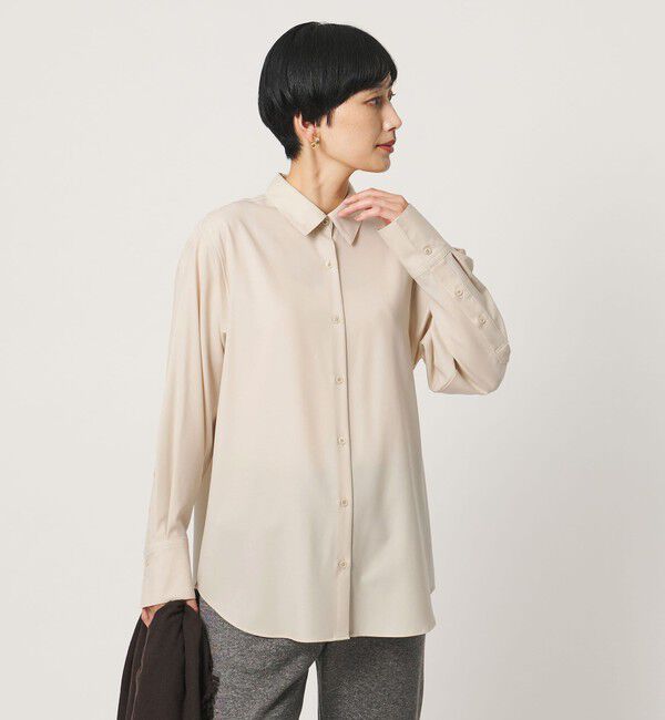 UNITED ARROWS「レギュラーカラー ロング シャツ」|シャツ・ブラウス|