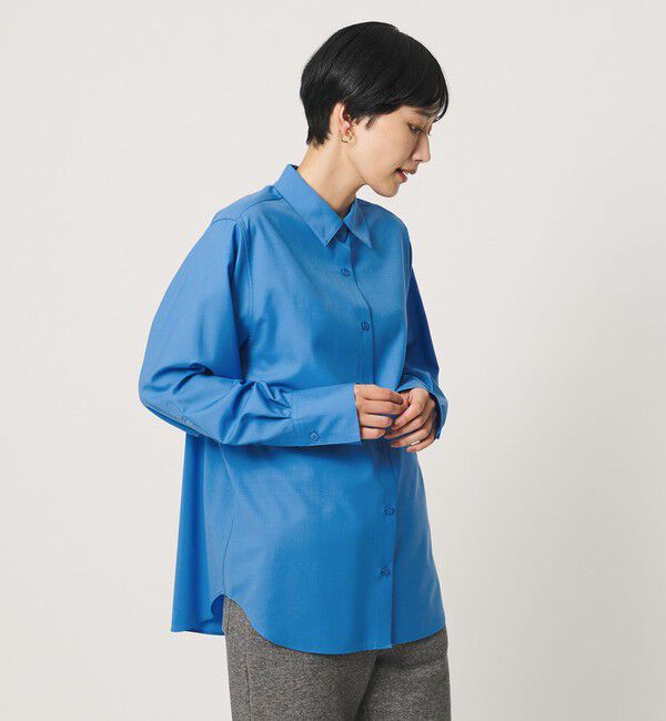 UNITED ARROWS「レギュラーカラー ロング シャツ」|シャツ・ブラウス|