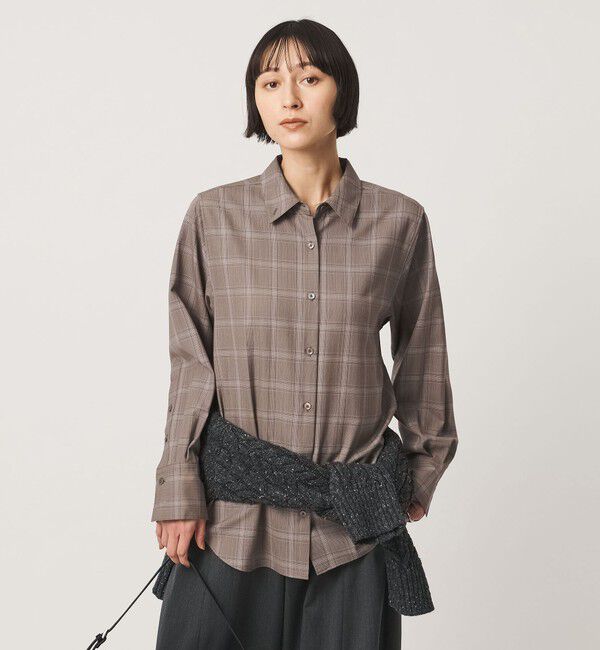 UNITED ARROWS「レギュラーカラー ロング シャツ」|シャツ・ブラウス|