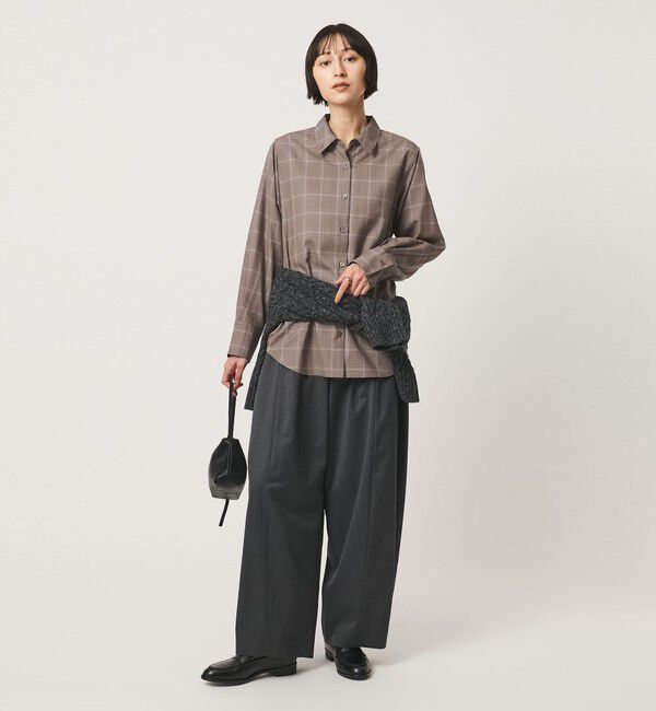 UNITED ARROWS「レギュラーカラー ロング シャツ」|シャツ・ブラウス|