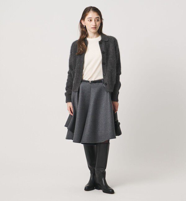 UNITED ARROWS「フォックスカシミヤ ポロカーディガン」|カーディガン|
