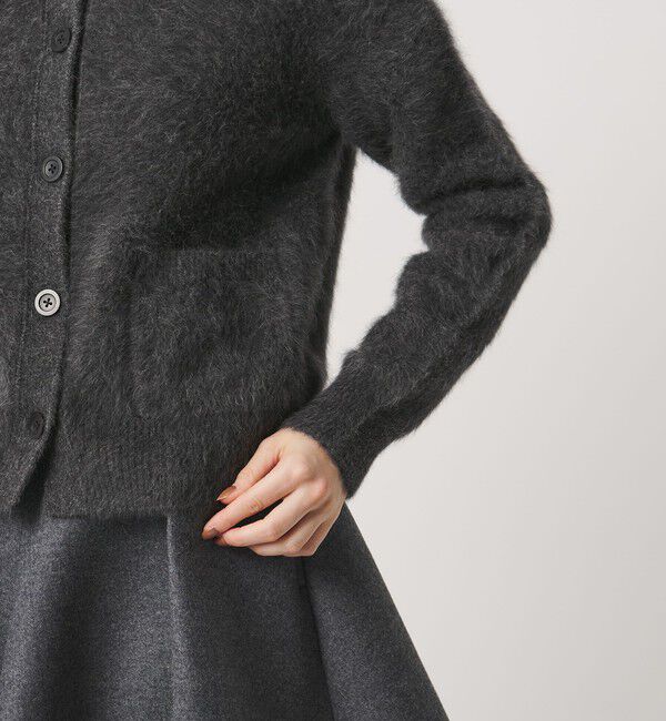 UNITED ARROWS「フォックスカシミヤ ポロカーディガン」|カーディガン|