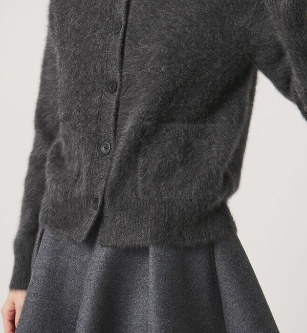 UNITED ARROWS「フォックスカシミヤ ポロカーディガン」|カーディガン|