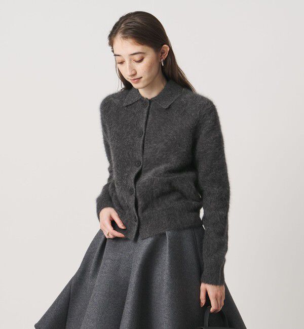 UNITED ARROWS「フォックスカシミヤ ポロカーディガン」|カーディガン|