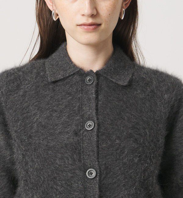 UNITED ARROWS「フォックスカシミヤ ポロカーディガン」|カーディガン|