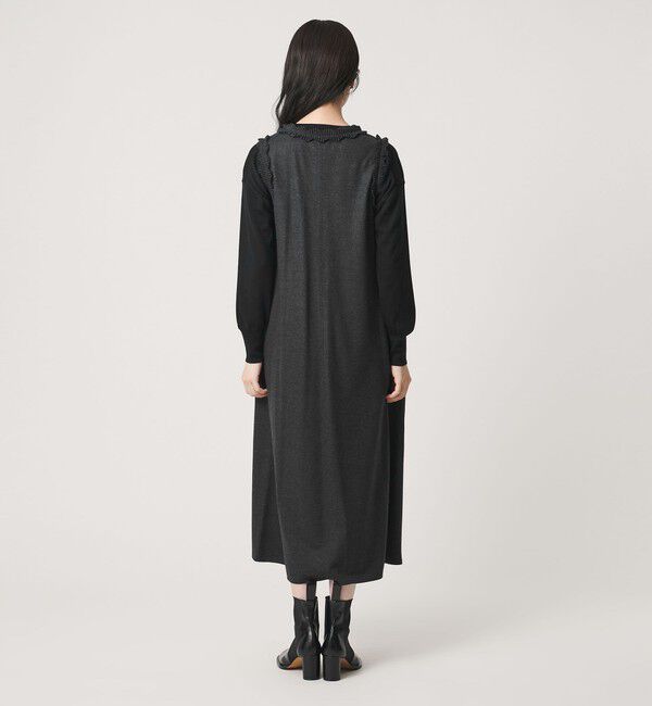 UNITED ARROWS「タック フリル ジャンパースカート」|ジャンパースカート|