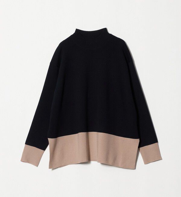 UNITED ARROWS「W/P ハイネック ニット ‐ウォッシャブル‐」|ニット・セーター|NAVY