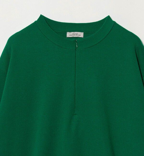 UNITED ARROWS green label relaxing「【WEB限定】＜at ease＞ジップ 2WAY  ニット プルオーバー」|ニット・セーター|
