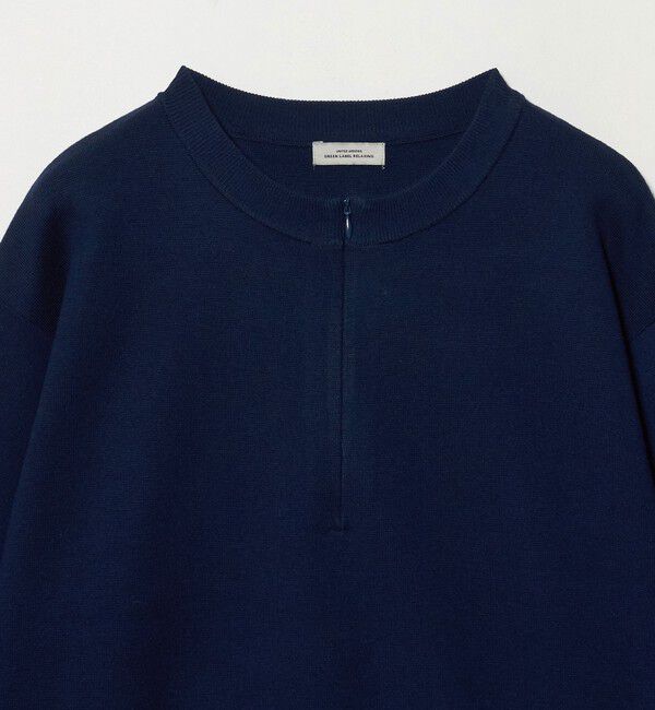 UNITED ARROWS green label relaxing「【WEB限定】＜at ease＞ジップ 2WAY  ニット プルオーバー」|ニット・セーター|