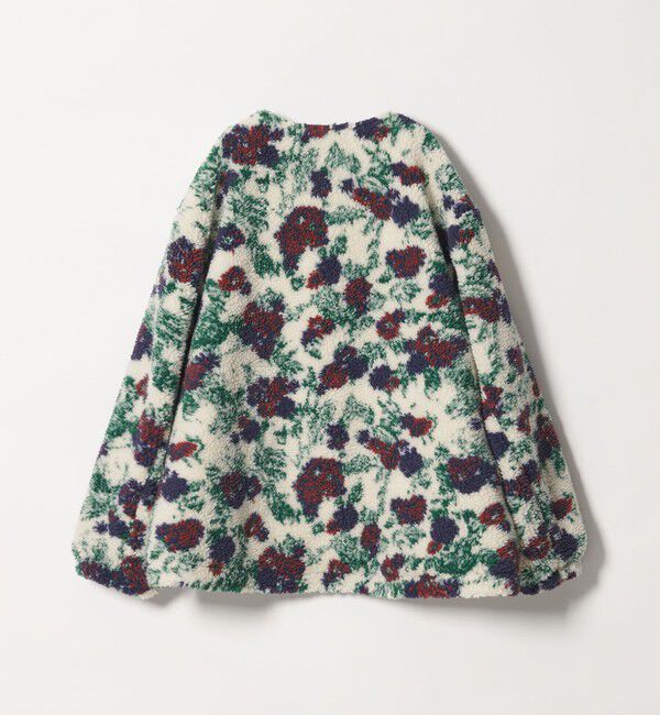 UNITED ARROWS green label relaxing「【WEB限定】＜at ease＞ボア ノーカラー フラワー ブルゾン」|その他|