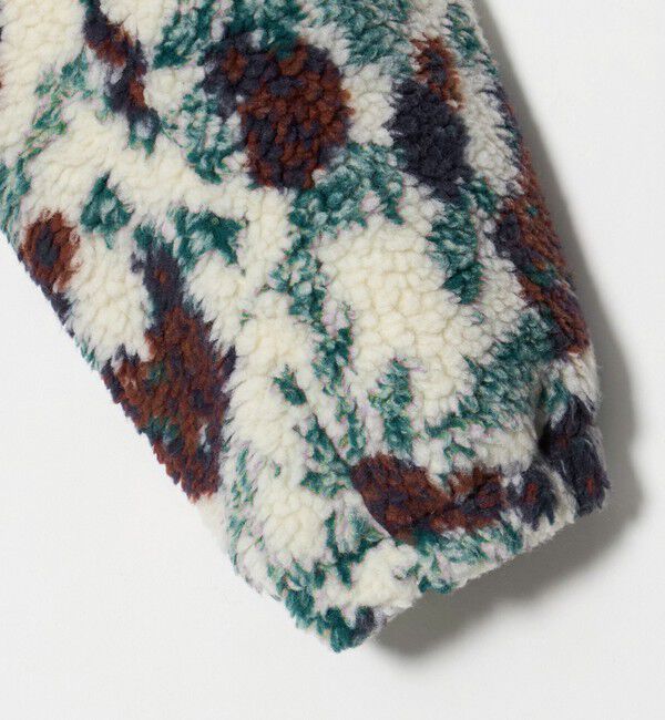UNITED ARROWS green label relaxing「【WEB限定】＜at ease＞ボア ノーカラー フラワー ブルゾン」|その他|