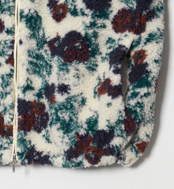 UNITED ARROWS green label relaxing「【WEB限定】＜at ease＞ボア ノーカラー フラワー ブルゾン」|その他|