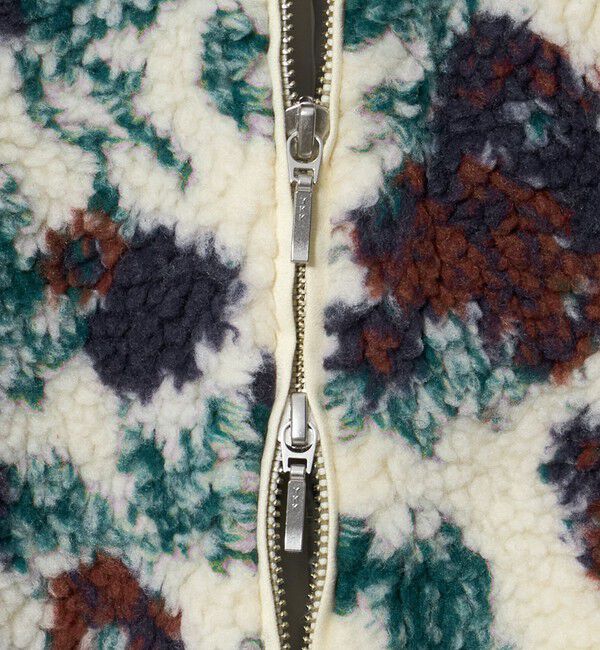 UNITED ARROWS green label relaxing「【WEB限定】＜at ease＞ボア ノーカラー フラワー ブルゾン」|その他|