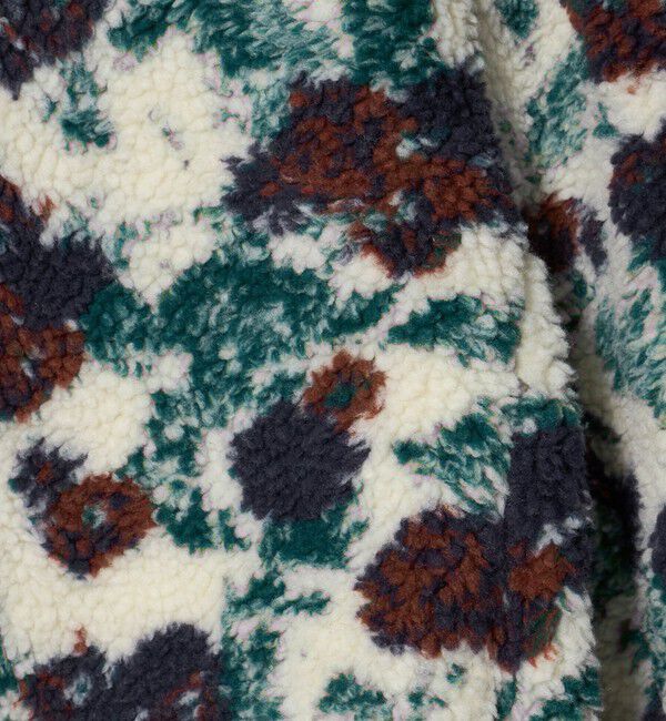 UNITED ARROWS green label relaxing「【WEB限定】＜at ease＞ボア ノーカラー フラワー ブルゾン」|その他|