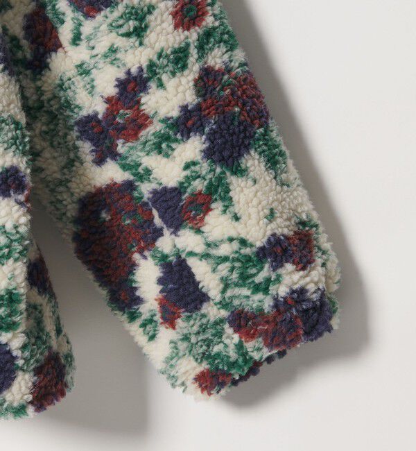 UNITED ARROWS green label relaxing「【WEB限定】＜at ease＞ボア ノーカラー フラワー ブルゾン」|その他|