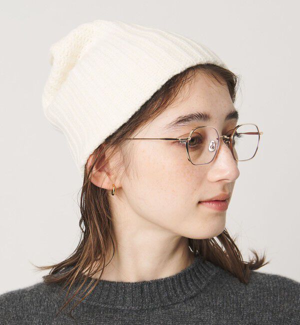 UNITED ARROWS「ウール/カシミヤ アゼ ニットキャップ」|ニット帽|