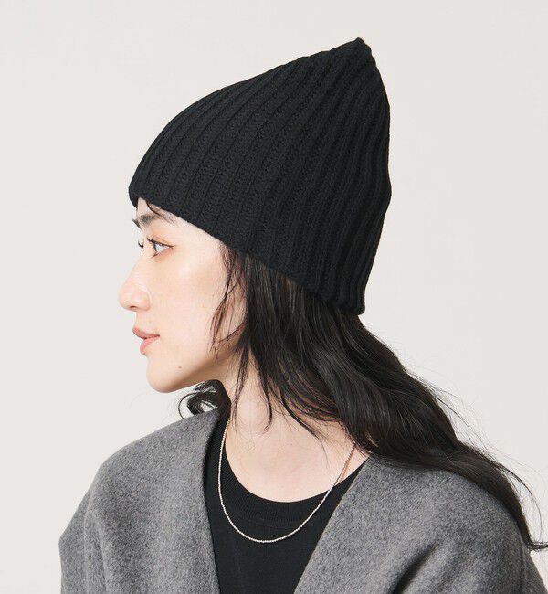 UNITED ARROWS「ウール/カシミヤ アゼ ニットキャップ」|ニット帽|