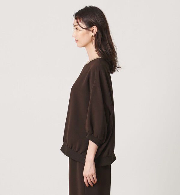 UNITED ARROWS「COMFY ７分袖 プルオーバー ブラウス ‐ウォッシャブル 防汚 UVカット‐」|シャツ・ブラウス|