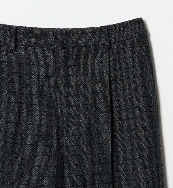 UNITED ARROWS「ツイードライク ワイドパンツ」|スラックス|