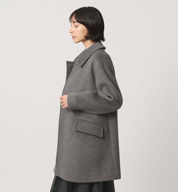 UNITED ARROWS「２WAYカラー ミドルコート」|ステンカラーコート|