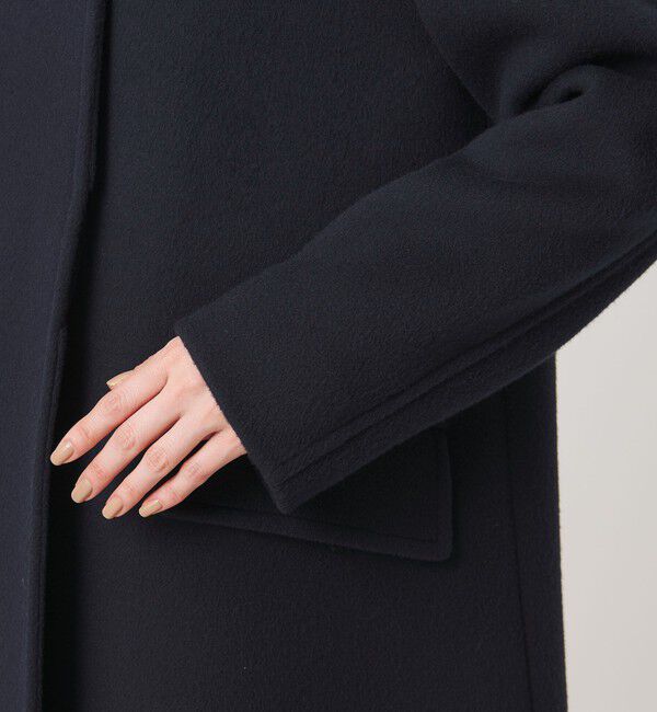 UNITED ARROWS「２WAYカラー ミドルコート」|ステンカラーコート|