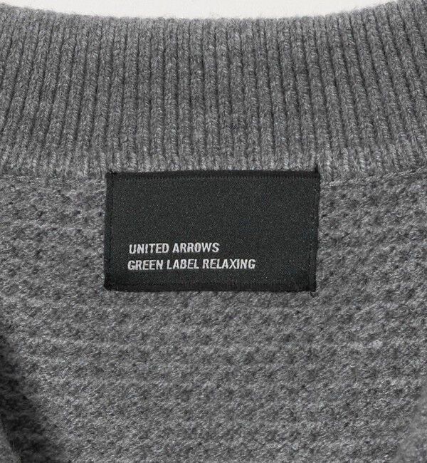 UNITED ARROWS green label relaxing「【WEB限定】JUST fit ミドルゲージ スキッパー ニット」|ニット・セーター|