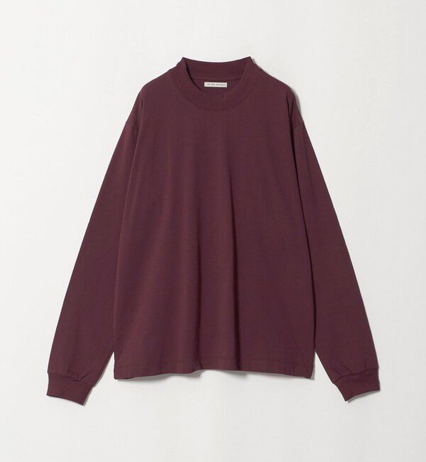 UNITED ARROWS「ALBINI オーガニックコットン モックネック ロングスリーブ Tシャツ 抗菌防臭」|Tシャツ・カットソー|