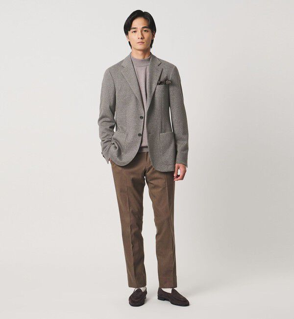 UNITED ARROWS「ヘリンボーン ジャージ シングル 2ボタン テーラードジャケット COMFORT EASY-MODEL」|テーラードジャケット|