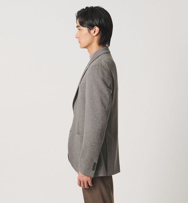 UNITED ARROWS「ヘリンボーン ジャージ シングル 2ボタン テーラードジャケット COMFORT EASY-MODEL」|テーラードジャケット|