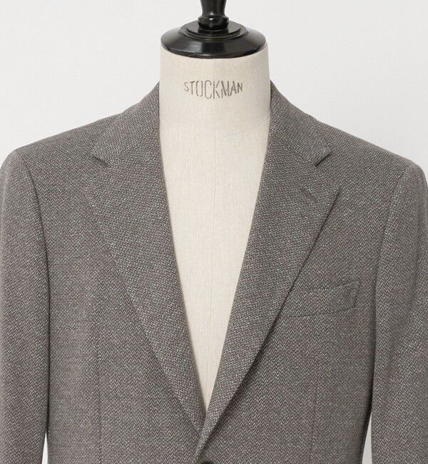 UNITED ARROWS「ヘリンボーン ジャージ シングル 2ボタン テーラードジャケット COMFORT EASY-MODEL」|テーラードジャケット|