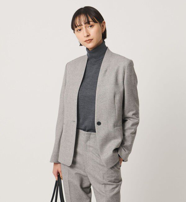 UNITED ARROWS「18G ウール タートルネック ニット ‐ウォッシャブル‐」|ニット・セーター|