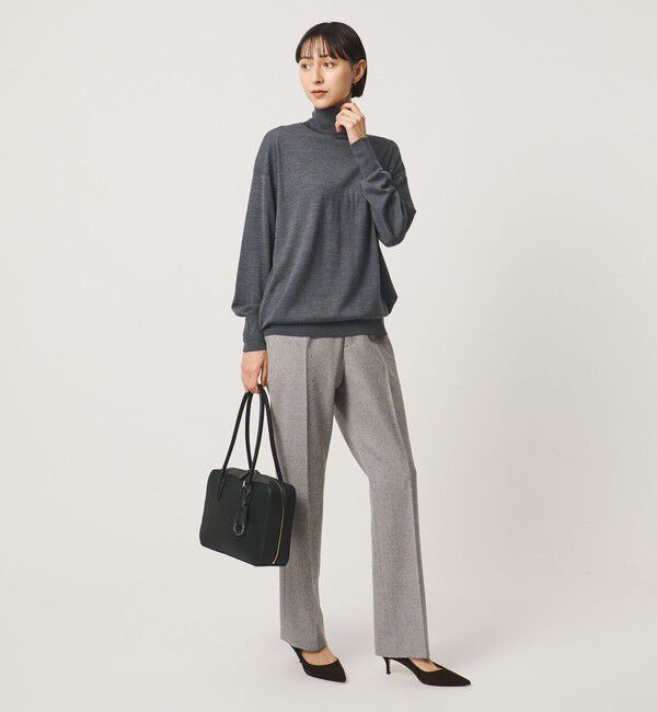 UNITED ARROWS「18G ウール タートルネック ニット ‐ウォッシャブル‐」|ニット・セーター|