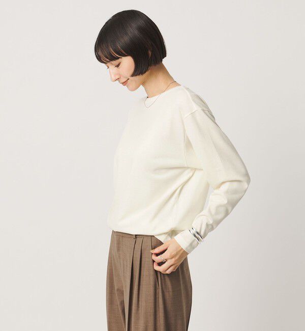 UNITED ARROWS「ボートネック ロングスリーブ カットソー」|Tシャツ・カットソー|