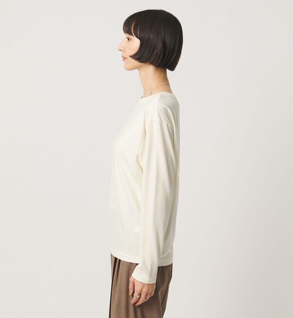 UNITED ARROWS「ボートネック ロングスリーブ カットソー」|Tシャツ・カットソー|