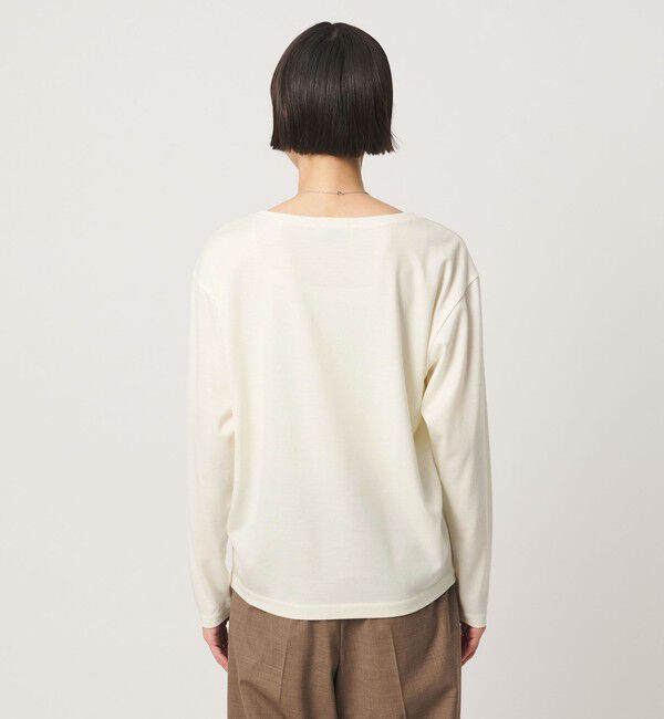 UNITED ARROWS「ボートネック ロングスリーブ カットソー」|Tシャツ・カットソー|