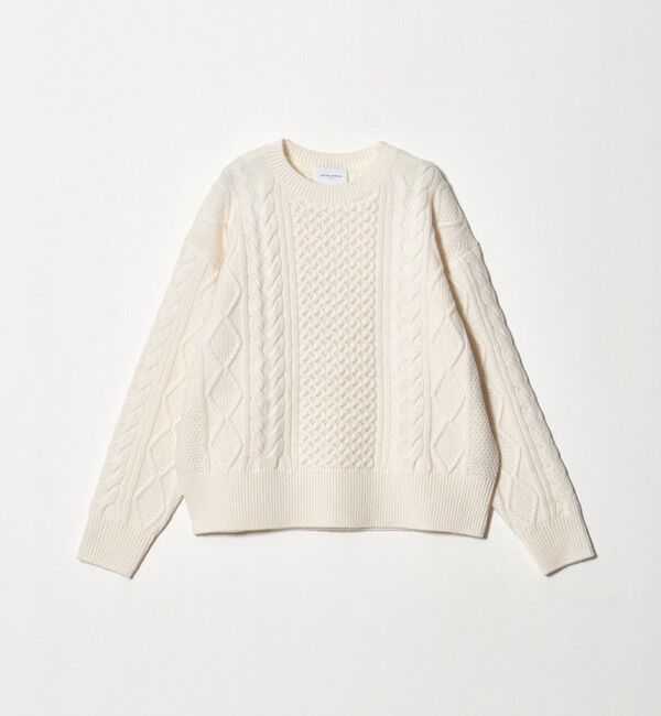UNITED ARROWS「ケーブル クルーネック ニット」|ニット・セーター|