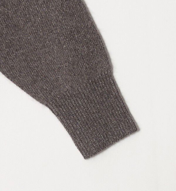 UNITED ARROWS「フォックス ウール ラメ Vネック ニット」|ニット・セーター|