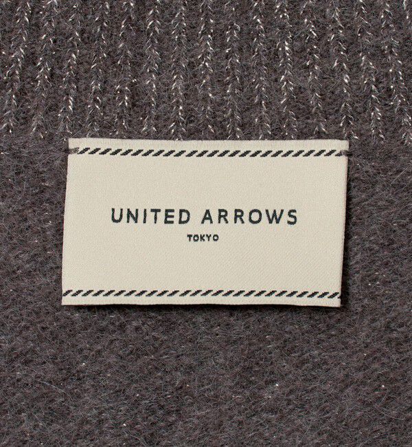 UNITED ARROWS「フォックス ウール ラメ Vネック ニット」|ニット・セーター|